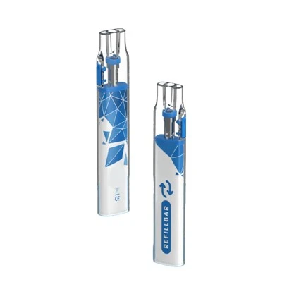 2ml 400mAh Roj teeb Refill Bar Refillable Disposable Kit
